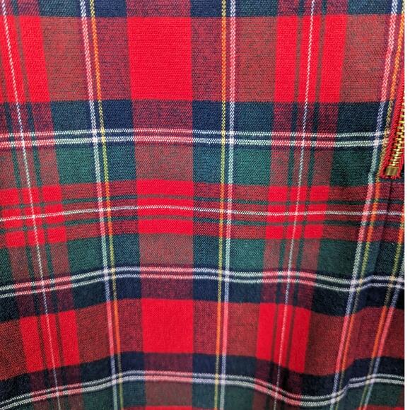 Vineyard Vines Plaid Greenwich Sheath Dress Flutter Sleeve Red Size 6 NWT - Picture 9 of 10